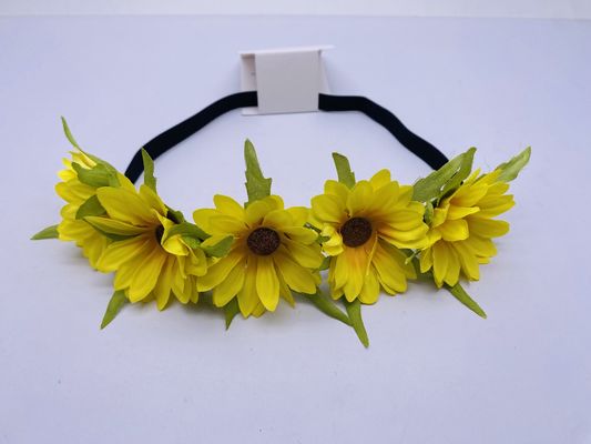 パーティー 織物 花髪 アクセサリー ヘア ネクタイ 軽量 オールシーズン