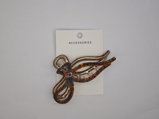 洗練されたアクリル弓髪爪 アセテート髪爪クリップ 汎用な爪デザイン