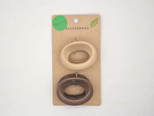 様々な形状 リサイクルされたプラスチック製の髪爪クリップ エコフレンドリー 生物分解可能 異なる色
