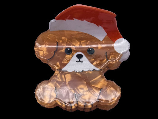 クリスマス ドッグ アセテート ヘア クロー あなたの必要に応じて異なるデザインをカスタマイズ