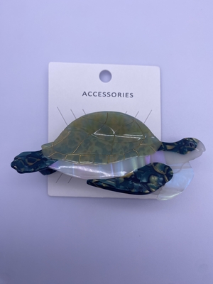 耐久性のあるアクリルカメの髪爪クリップ