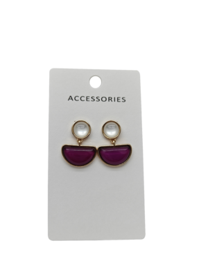 女性用エレガント ジオメトリック スタッド イヤリング シンプル ウォータードロップ デザイン クラシック ファッション ジュエリー アクセサリー