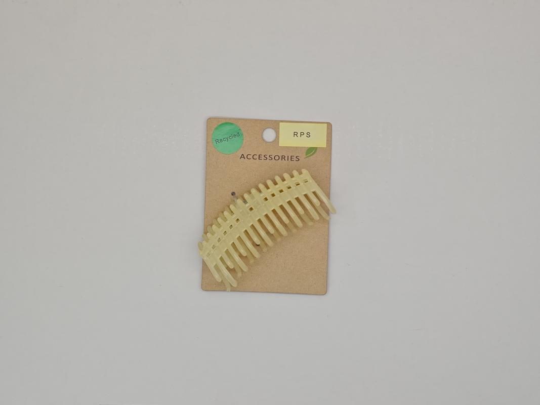 環境に優しい耐久性のあるヘアアクセサリー リサイクルされたプラスチック製のヘア爪クリップ