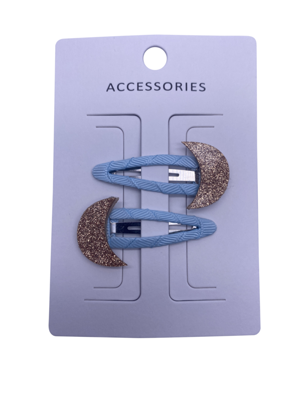 セキン 月 子供 髪 アクセサリー ヘアピン 織物 包装 素材