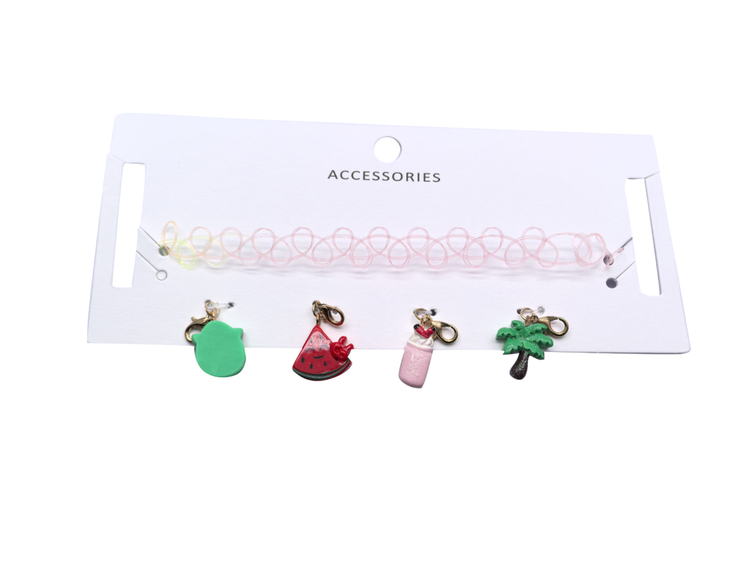 カラフルな3Dガラスペンダント ゴールドメッキ キュービック漫画チャーム DIYジュエリーアクセサリー用