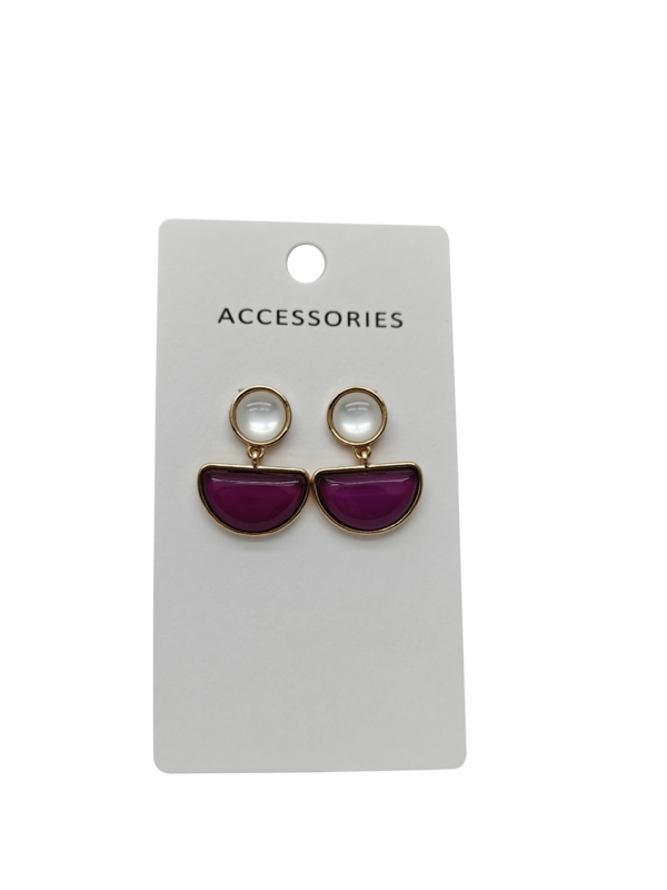 女性用エレガント ジオメトリック スタッド イヤリング シンプル ウォータードロップ デザイン クラシック ファッション ジュエリー アクセサリー